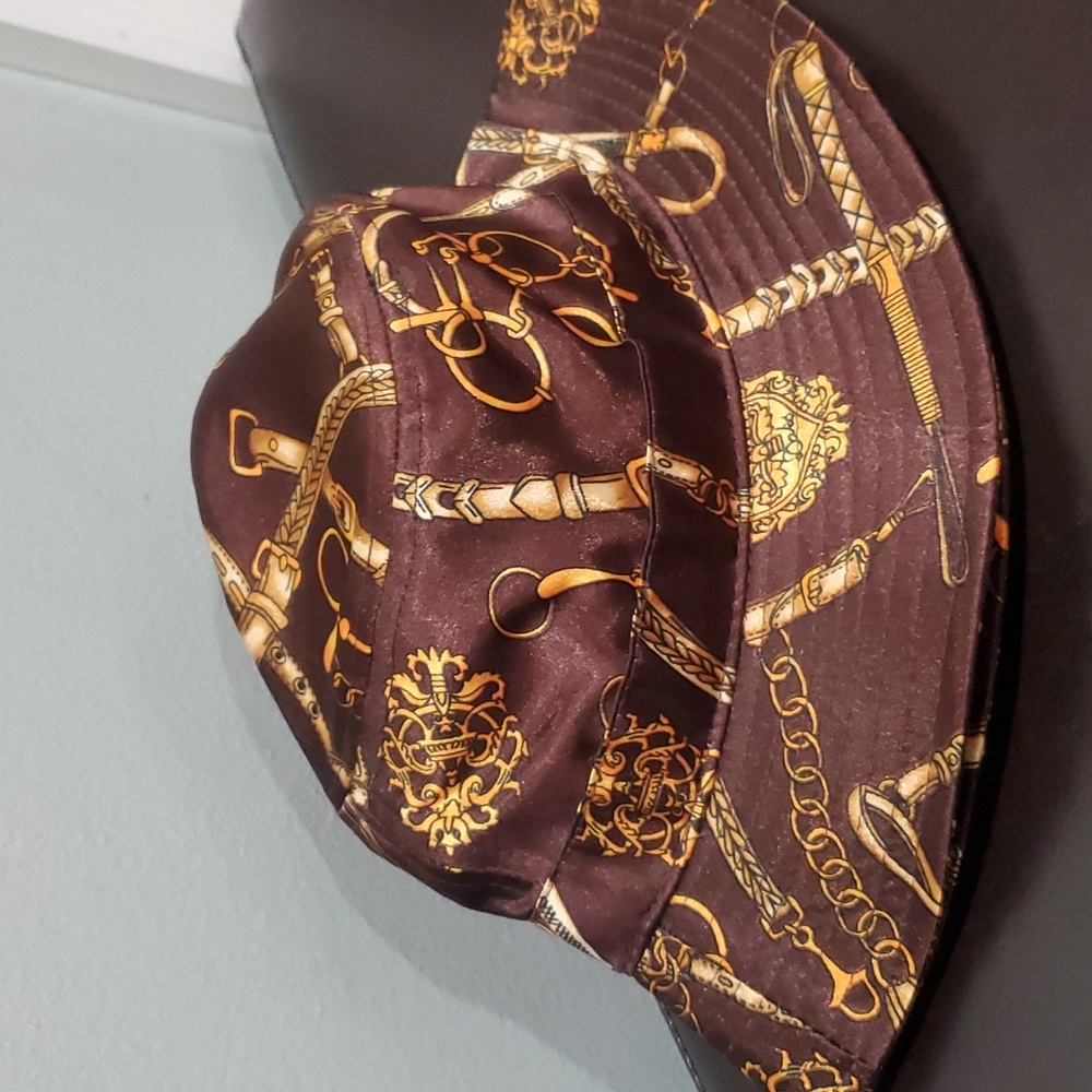 Brown gold hat